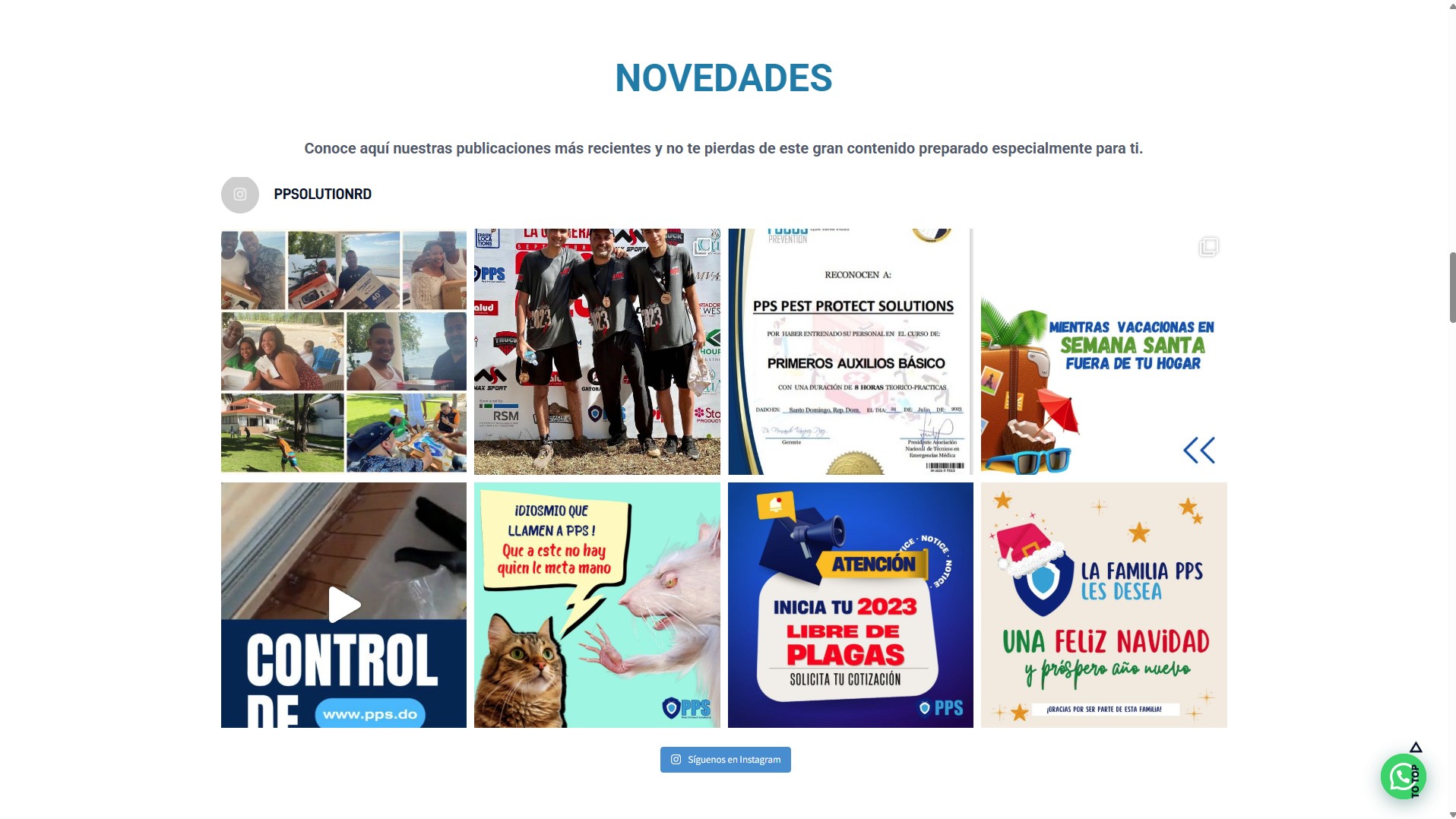 PPS Control de Plagas